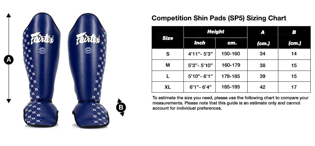 Fairtex SP5 Competition Muay Thai Shin guard